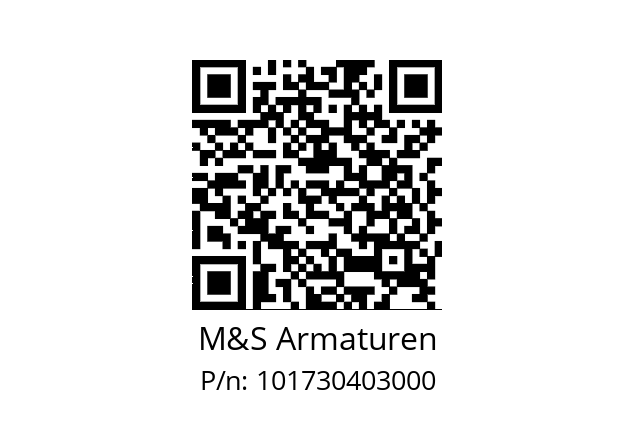   M&S Armaturen 101730403000