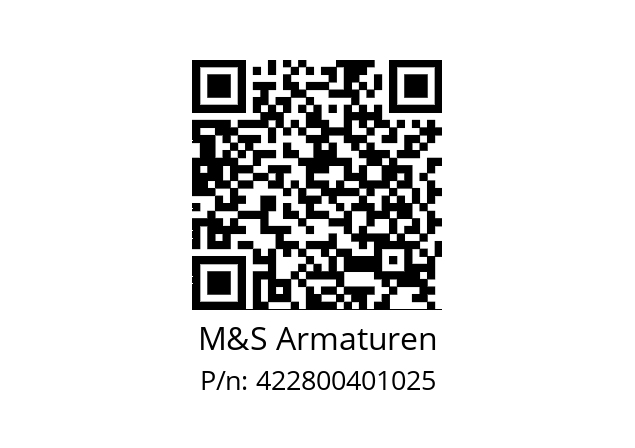   M&S Armaturen 422800401025