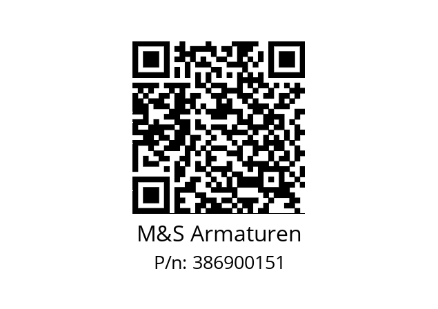   M&S Armaturen 386900151