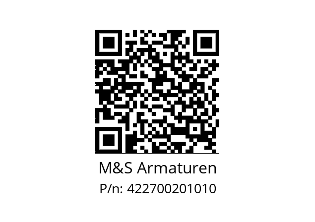   M&S Armaturen 422700201010