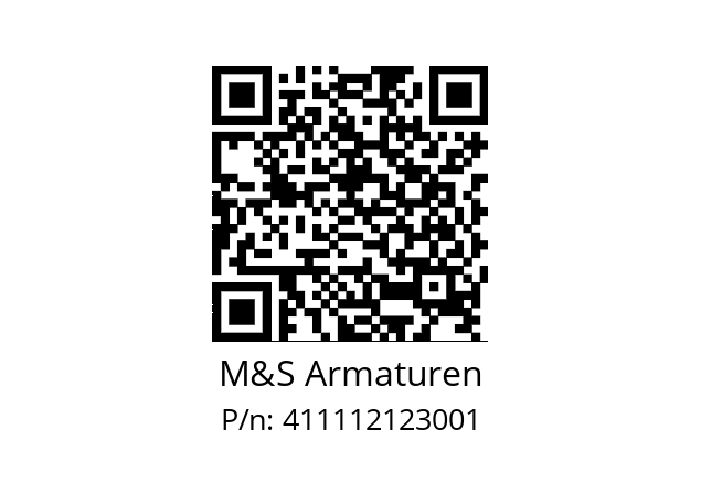   M&S Armaturen 411112123001