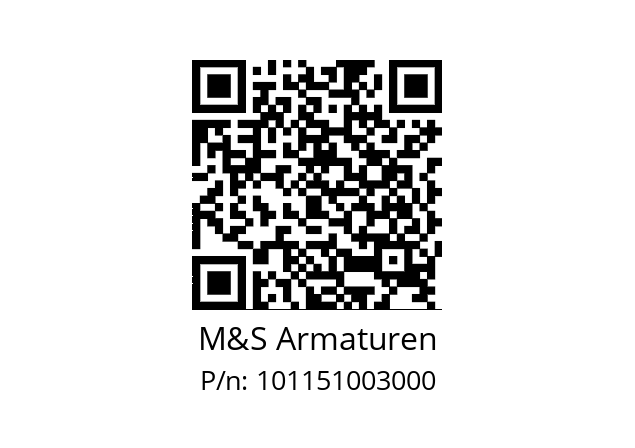   M&S Armaturen 101151003000