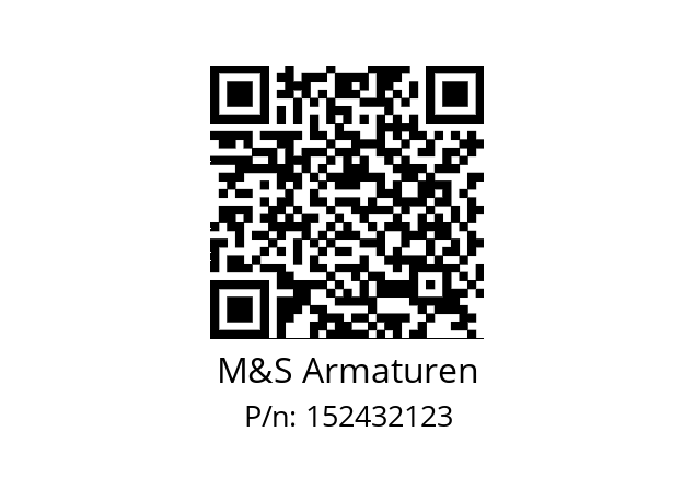   M&S Armaturen 152432123