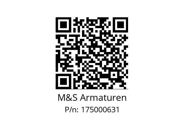   M&S Armaturen 175000631