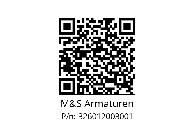   M&S Armaturen 326012003001