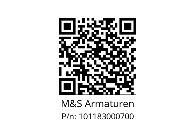   M&S Armaturen 101183000700