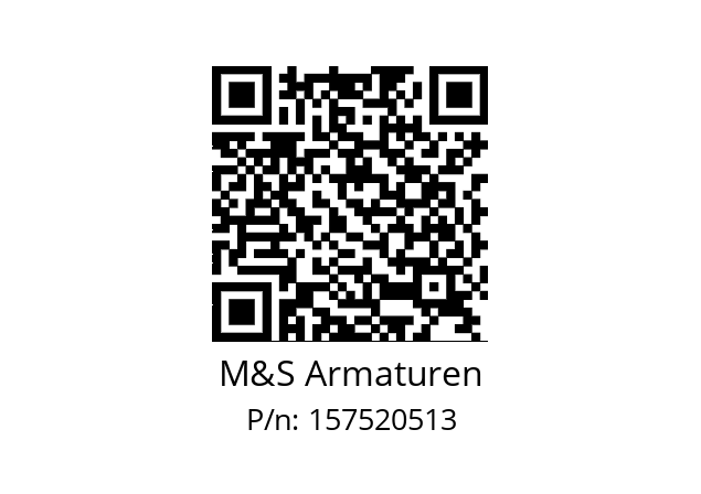   M&S Armaturen 157520513