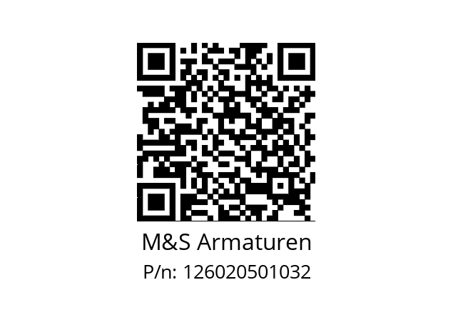   M&S Armaturen 126020501032