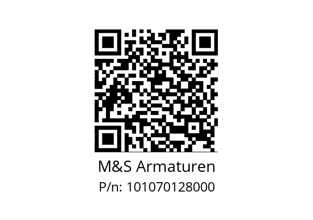   M&S Armaturen 101070128000