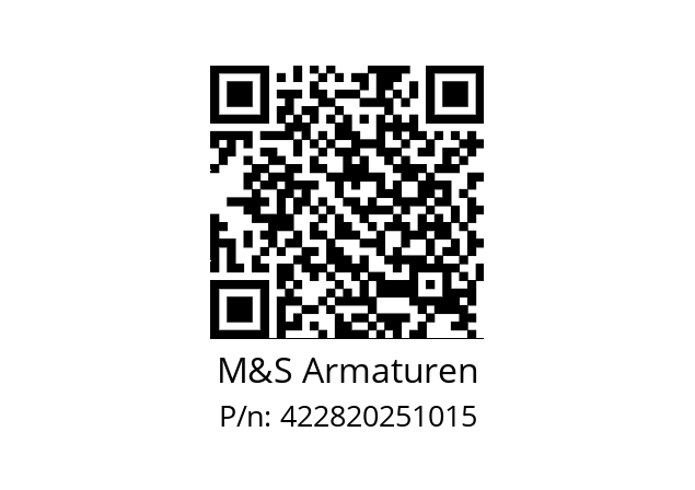   M&S Armaturen 422820251015