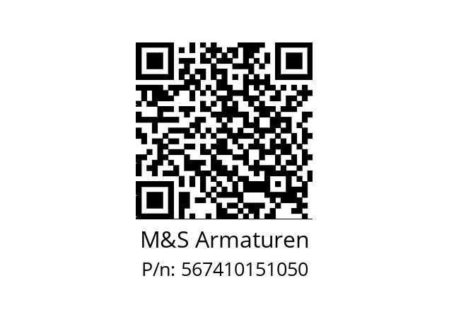   M&S Armaturen 567410151050