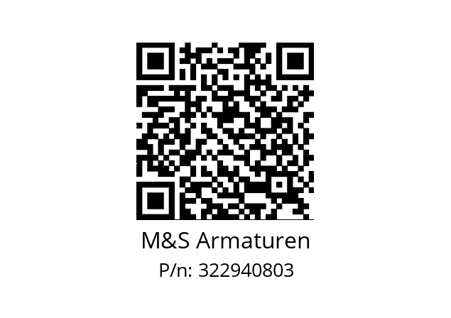   M&S Armaturen 322940803