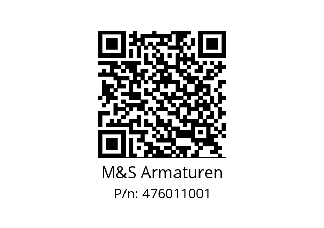   M&S Armaturen 476011001