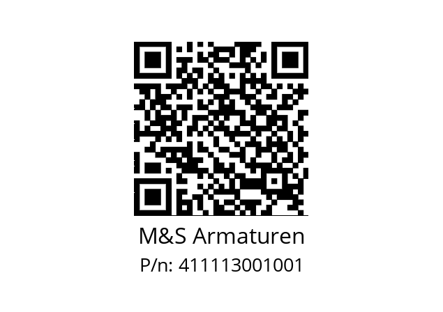   M&S Armaturen 411113001001