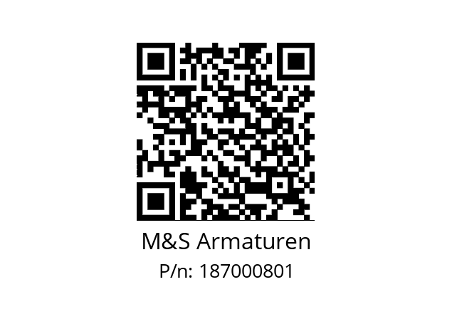   M&S Armaturen 187000801