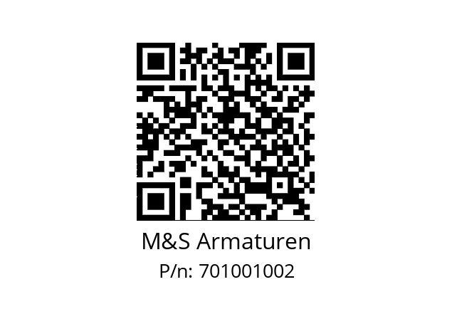   M&S Armaturen 701001002