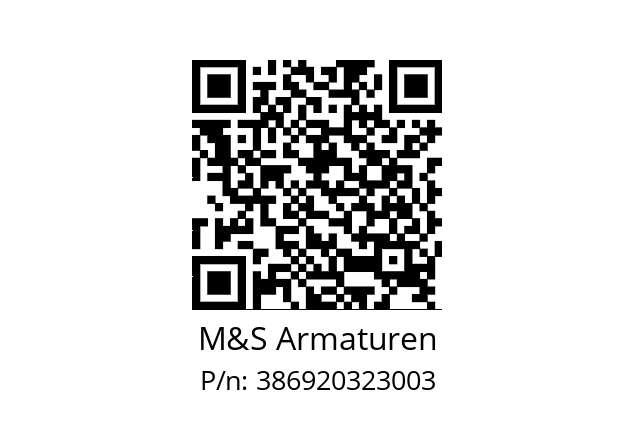   M&S Armaturen 386920323003