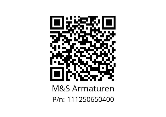   M&S Armaturen 111250650400