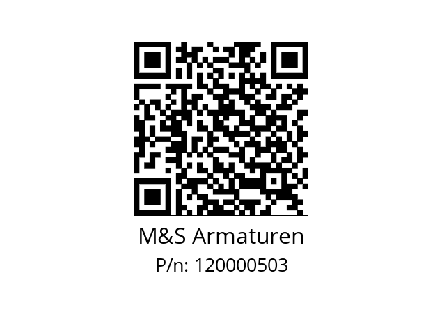   M&S Armaturen 120000503