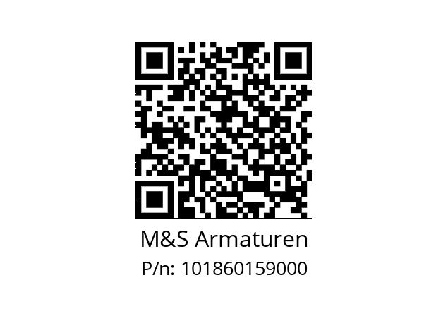   M&S Armaturen 101860159000