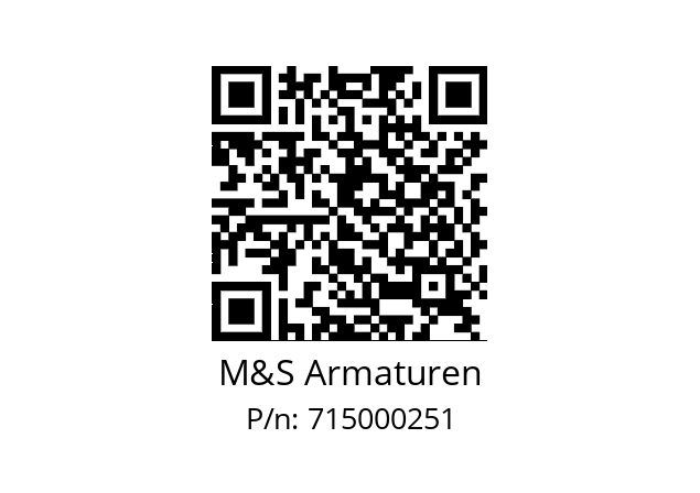   M&S Armaturen 715000251