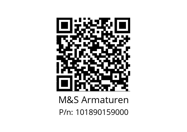   M&S Armaturen 101890159000