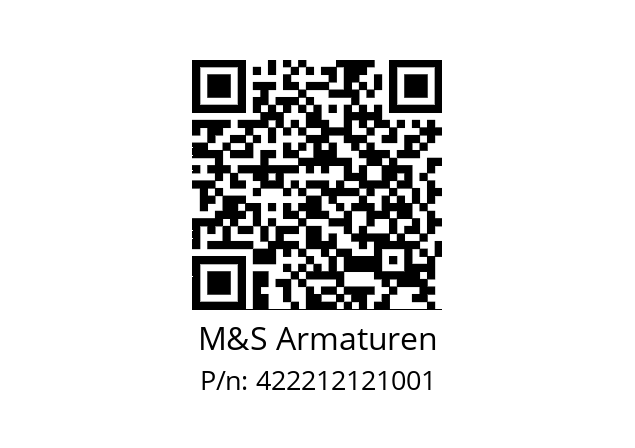   M&S Armaturen 422212121001