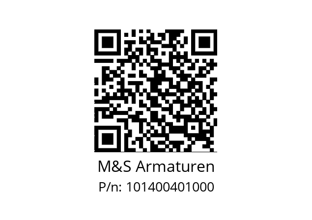   M&S Armaturen 101400401000