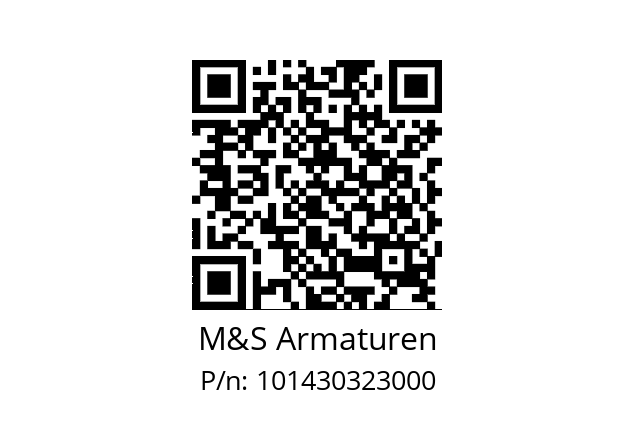   M&S Armaturen 101430323000