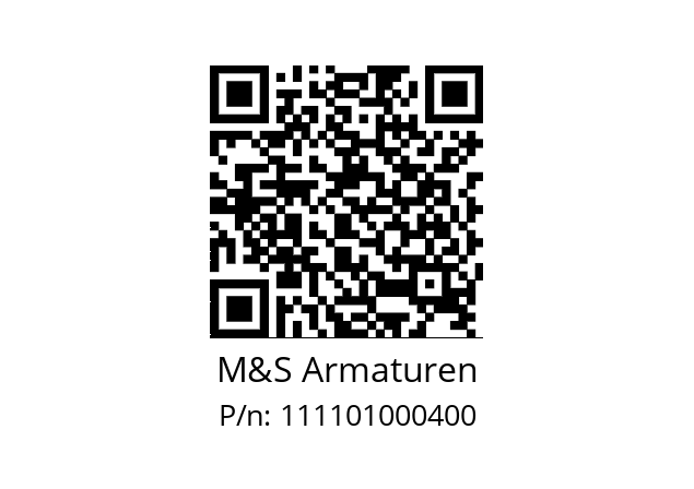   M&S Armaturen 111101000400