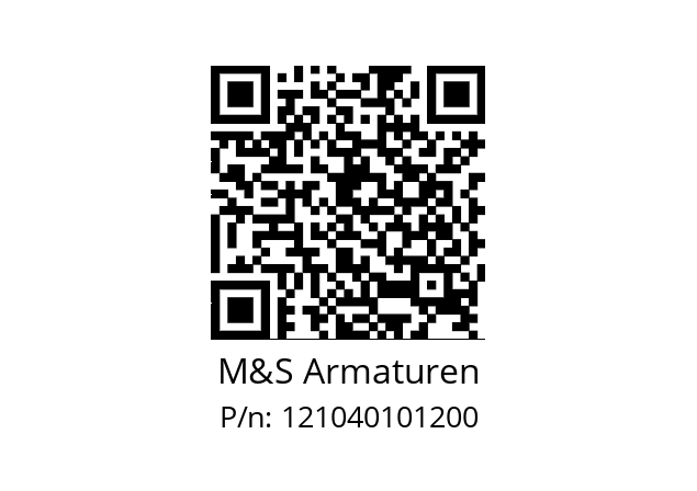   M&S Armaturen 121040101200