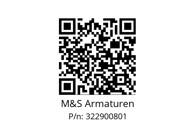   M&S Armaturen 322900801