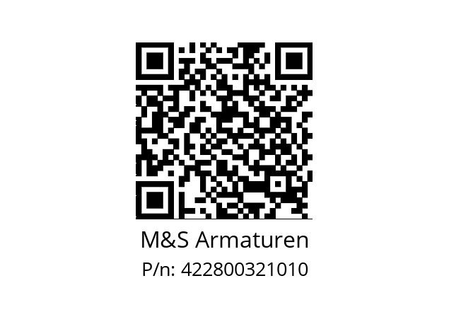   M&S Armaturen 422800321010