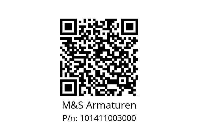   M&S Armaturen 101411003000