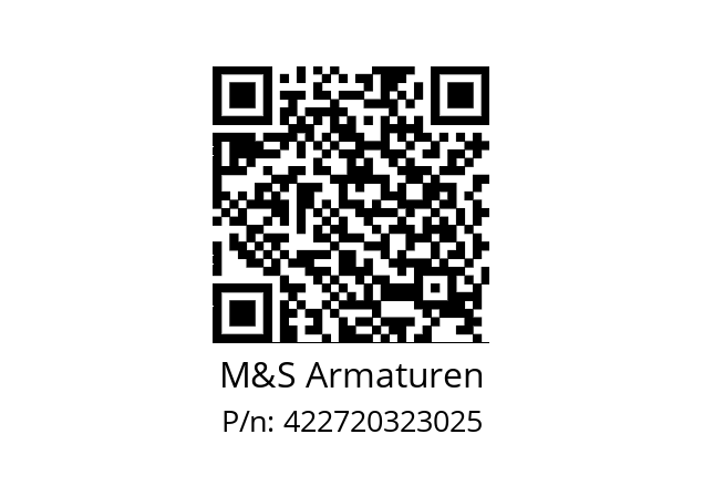   M&S Armaturen 422720323025