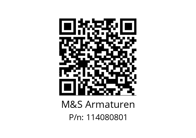   M&S Armaturen 114080801