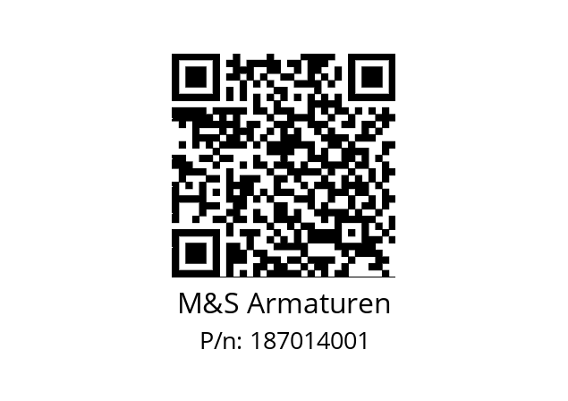   M&S Armaturen 187014001