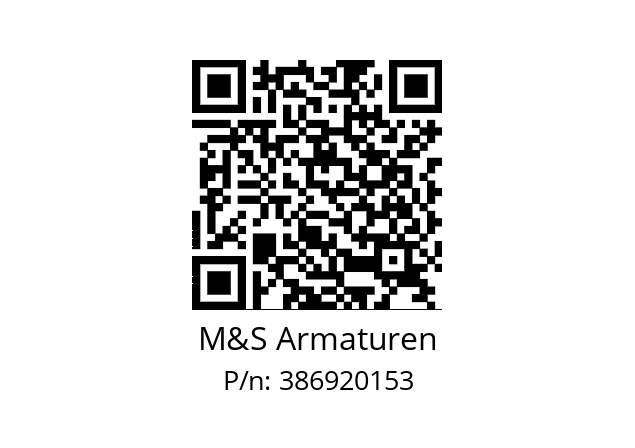   M&S Armaturen 386920153