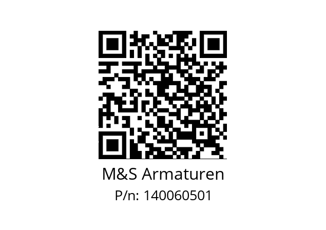   M&S Armaturen 140060501