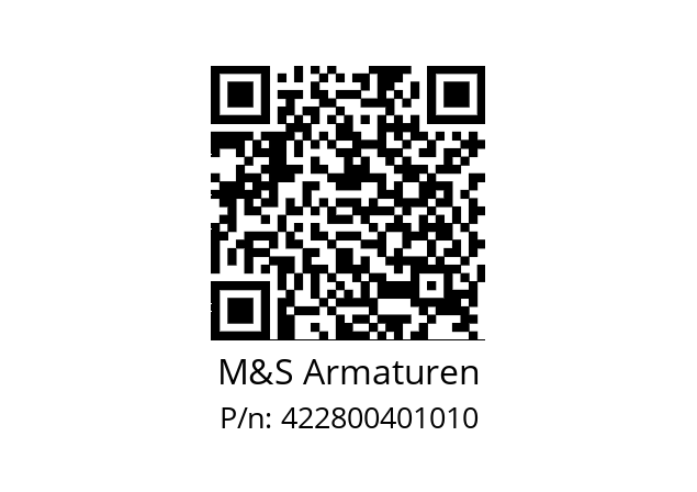   M&S Armaturen 422800401010