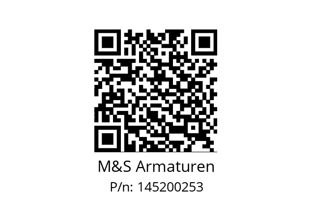   M&S Armaturen 145200253