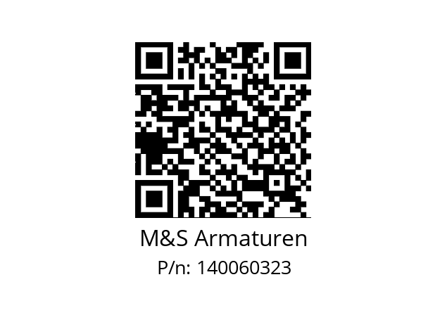   M&S Armaturen 140060323