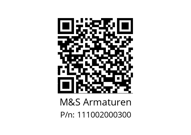   M&S Armaturen 111002000300