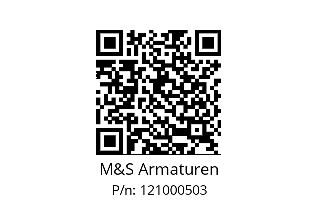   M&S Armaturen 121000503