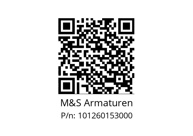   M&S Armaturen 101260153000