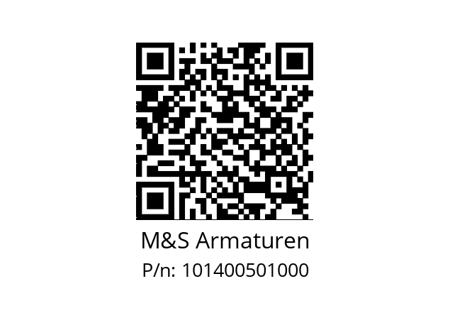   M&S Armaturen 101400501000