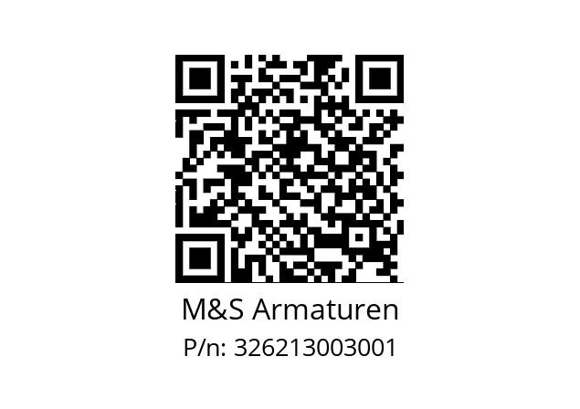   M&S Armaturen 326213003001