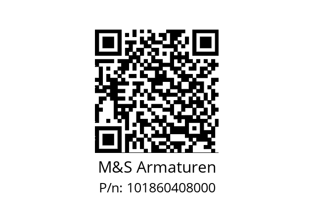   M&S Armaturen 101860408000