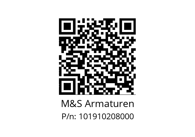   M&S Armaturen 101910208000