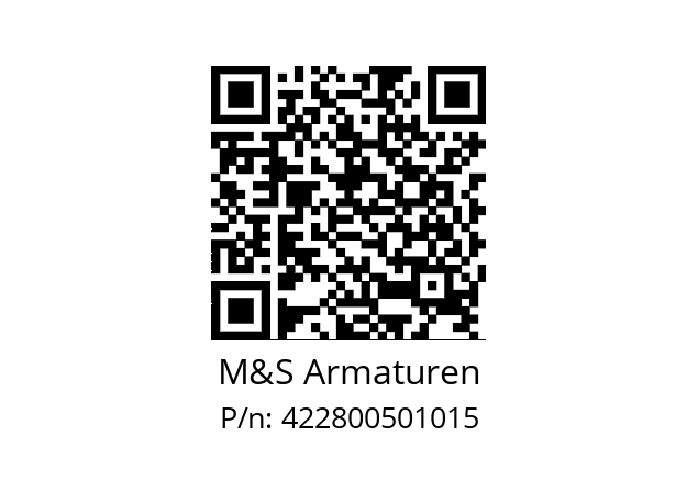   M&S Armaturen 422800501015